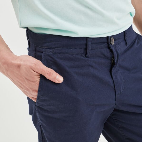 Bermuda chino regular bleu marine homme