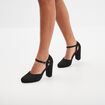 Escarpins &agrave; talons noir femme