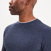 T-shirt col rond Creeks bleu marine homme