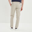 Pantalon chino slim stretch beige homme