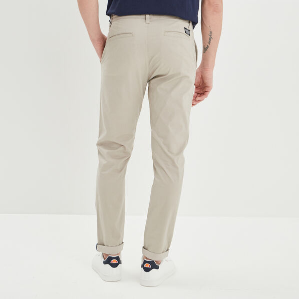 pantalon chino slim stretch beige homme Pantalon chino slim stretch beige homme