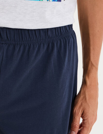Ensemble pyjama short t-shirt Goldorak gris clair homme