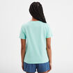 T-shirt col rond manches courtes Stitch vert turquoise femme