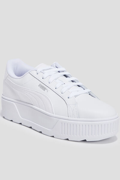 Tennis plateformes Puma Karmen blanc femme