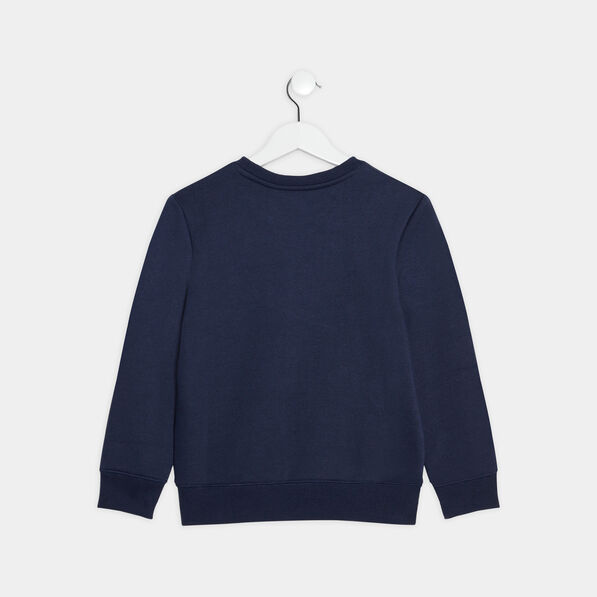 Sweat à col rond Creeks bleu marine garçon