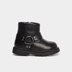 Bottines crantées avec boucles Liberto noir bébé fille