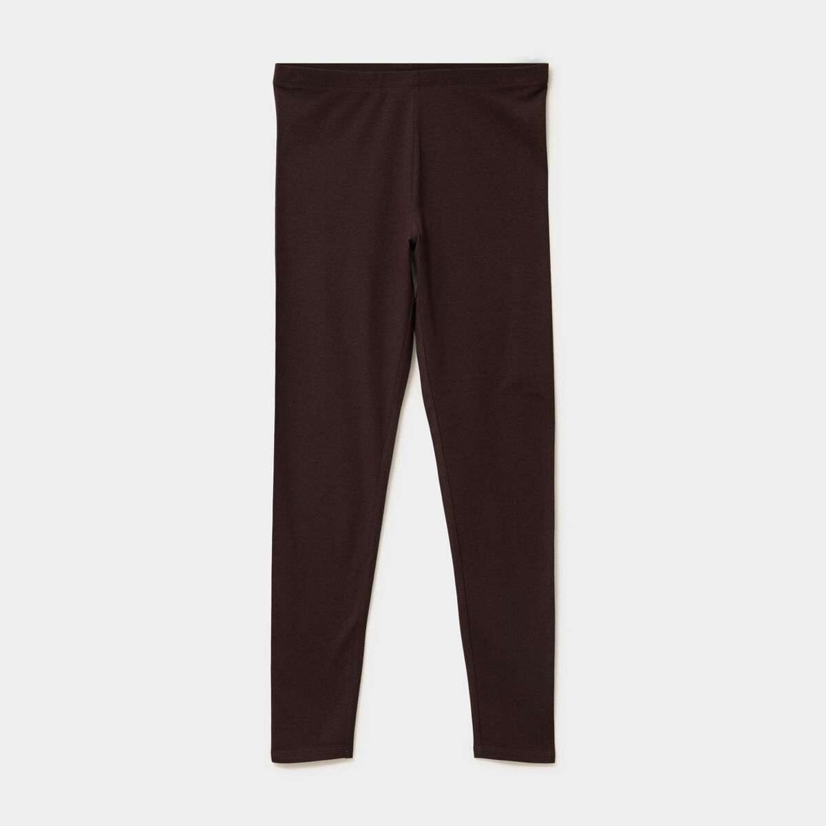 Legging taille haute marron fonc&eacute; femme
