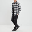 Chemise droite 2 poches manches longues ecru homme