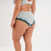 Shorty microfibre ecru femme grande taille