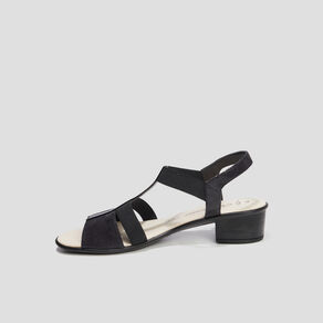 sandales a talons pied large noir femme Sandales à talons pied large noir femme