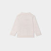 Pull col rond manches longues coton beige bébé garçon