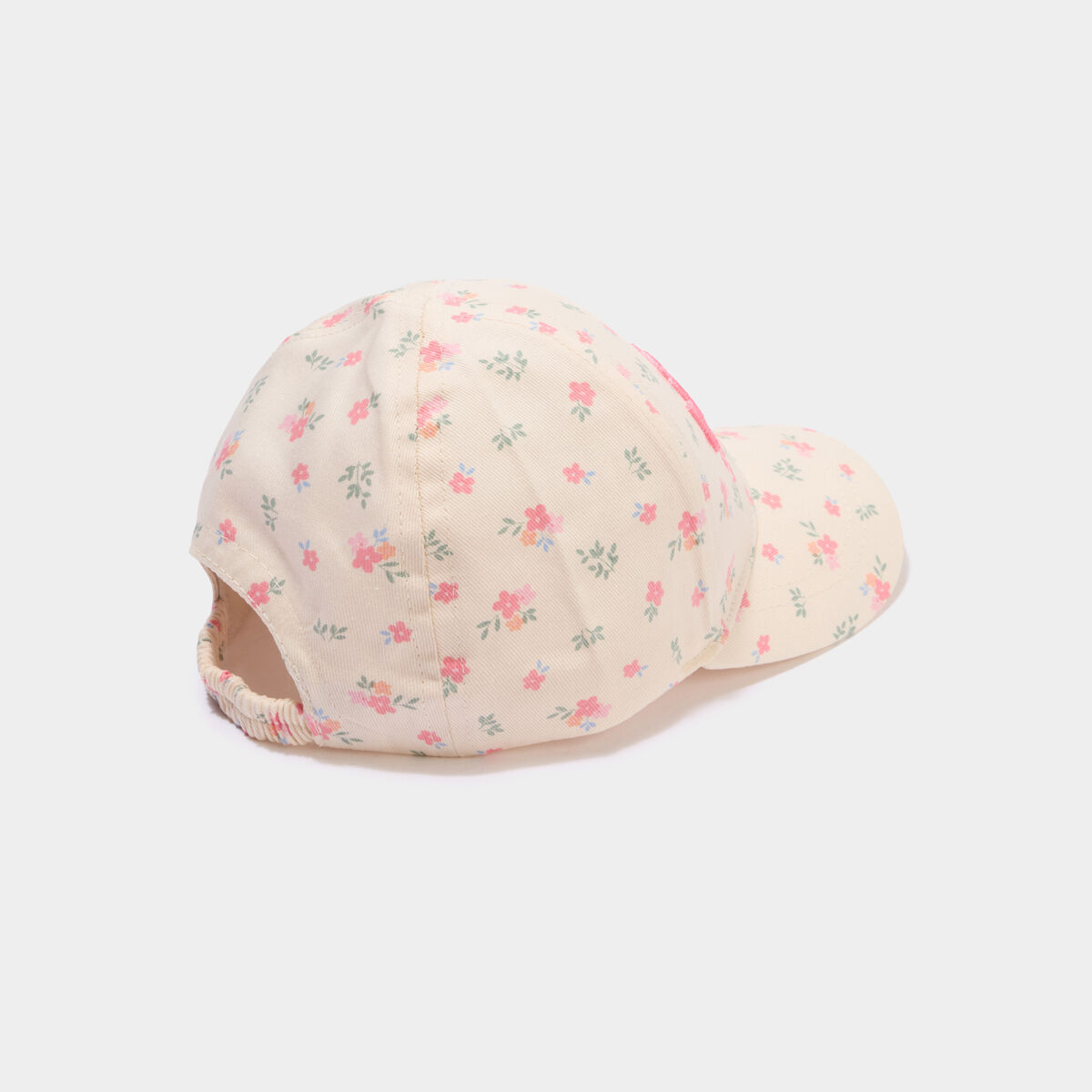 Casquette brod&eacute;e ajustable coton rose b&eacute;b&eacute; fille