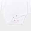 Lot de 5 bodies coton manches longues bleu ciel bébé garçon