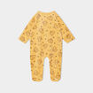 Pyjama dors-bien col rond effet polaire jaune bébé