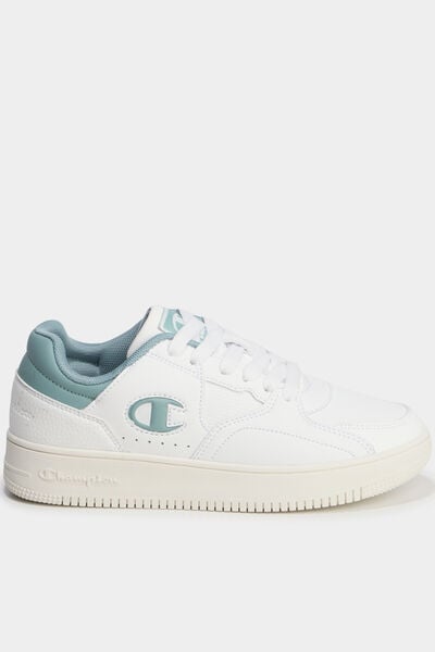 Baskets &agrave; lacets Champion RD25 vert femme