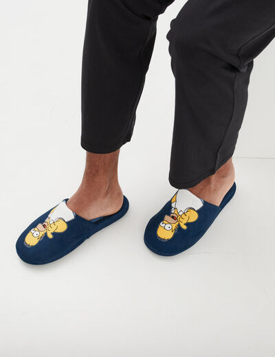 Chaussons mules Les Simpson Homer multicolore homme