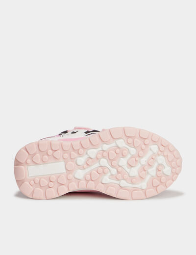 Baskets running lumineuses Minnie rose fille