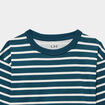 Lot 2 t-shirts manches longues coton bleu canard gar&ccedil;on