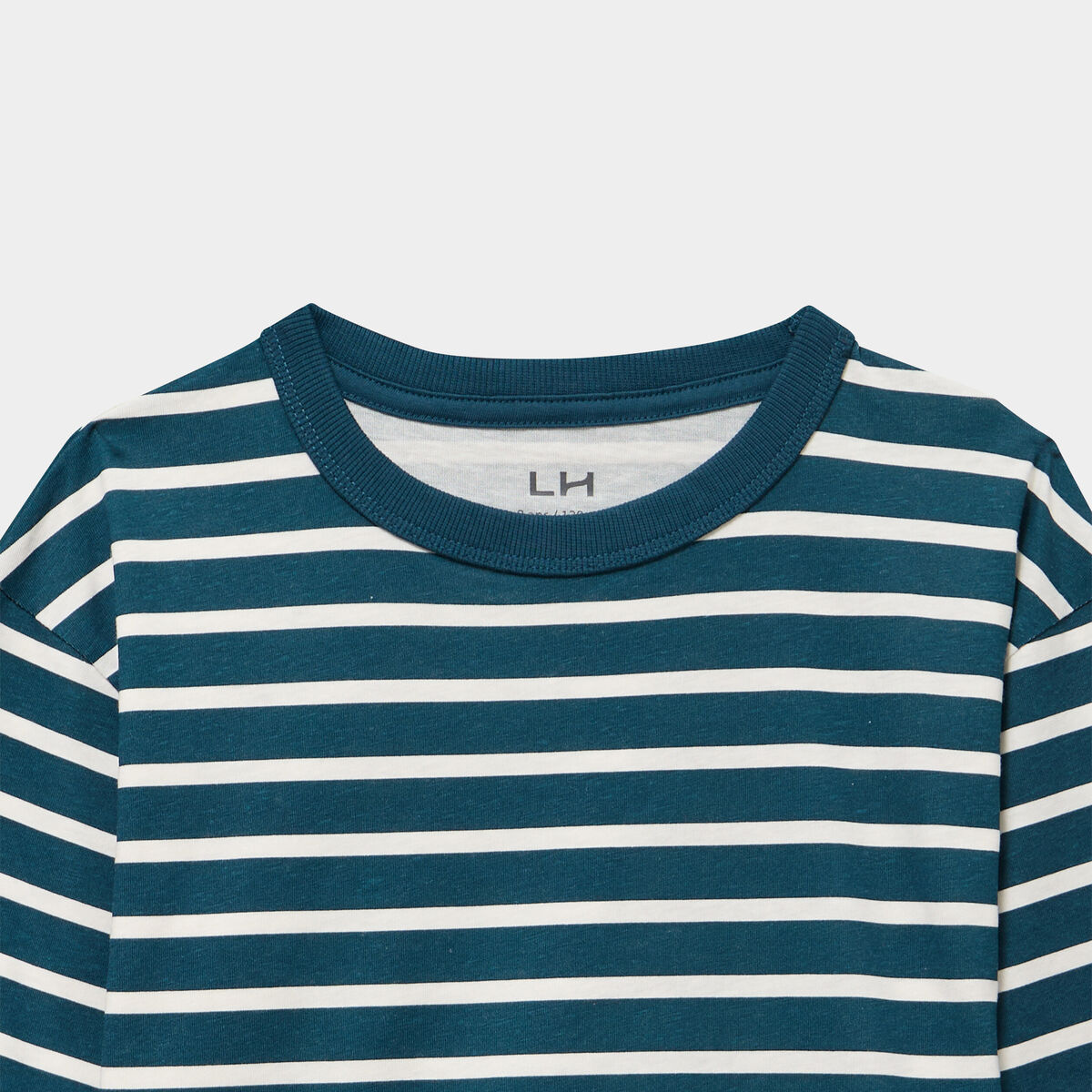 Lot 2 t-shirts manches longues coton bleu canard gar&ccedil;on