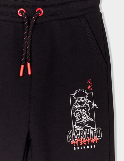 Pantalon de jogging coton Naruto noir garçon
