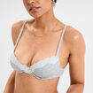 Soutien-gorge corbeille paddé gris femme