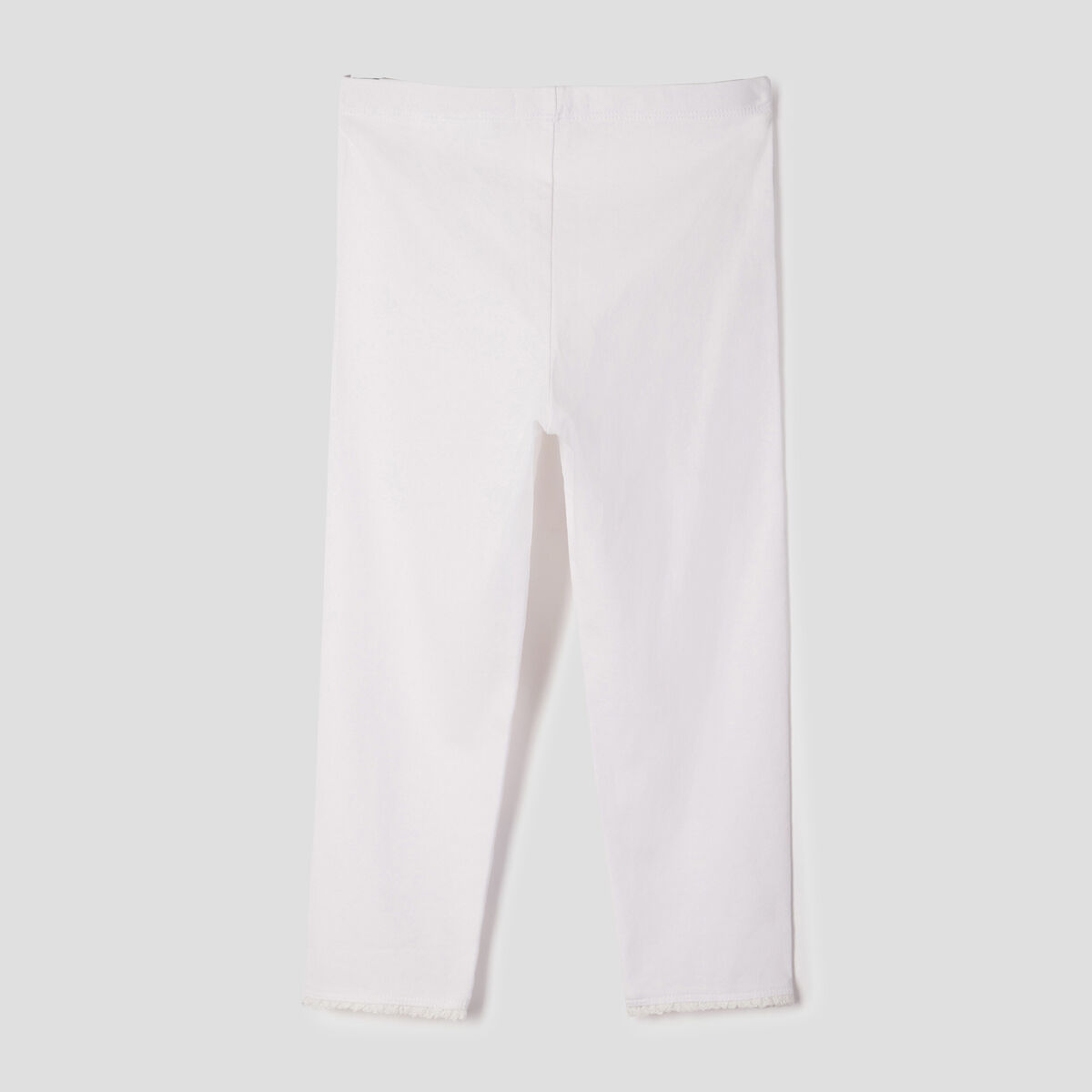 Legging 7/8ème blanc fille