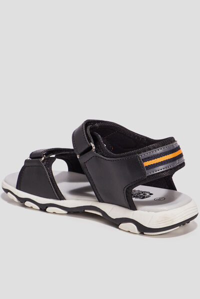 Sandales à scratchs Naruto orange foncé garçon