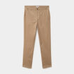 Pantalon chino droit stretch vert kaki homme