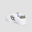 Tennis basses à lacets blanc homme