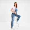 Salopette en jean de grossesse denim stone femme maternité