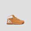 Bottines montantes avec lacets jaune homme