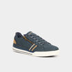 Tennis basses à lacets bleu homme