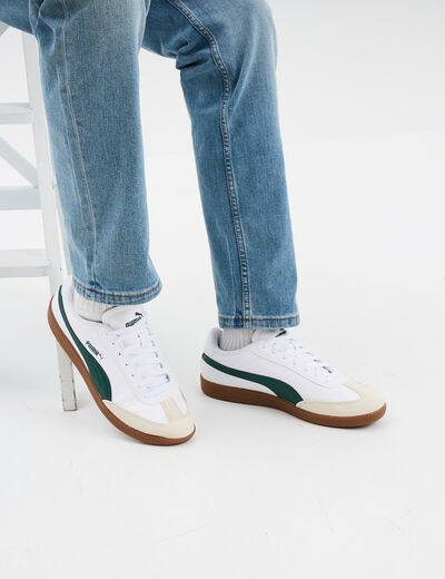 Tennis basses à lacets Puma blanc homme