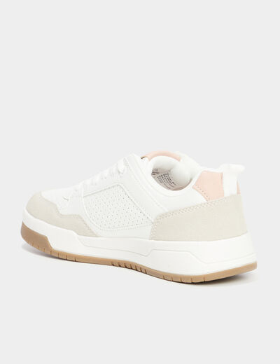 Tennis basses avec lacets Kappa vieux rose femme