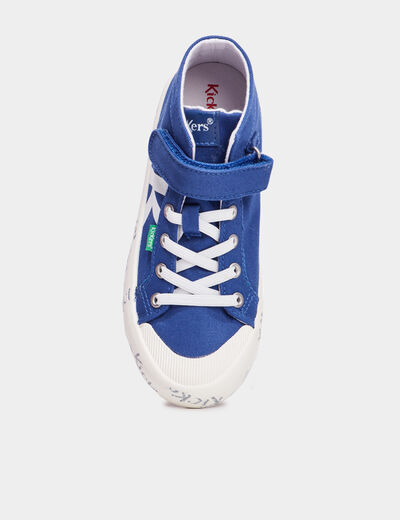 Baskets montantes Kickers Godup bleu garçon