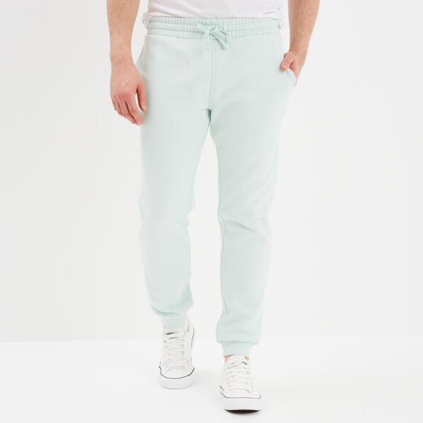 pantalon jogging droit molleton vert pastel homme Pantalon jogging droit molleton vert pastel homme