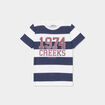 T-shirt manches courtes coton Creeks ecru garçon