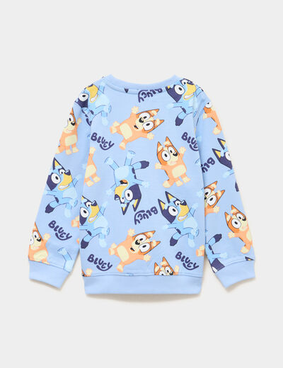 Sweat manches longues Bluey bleu gar&ccedil;on
