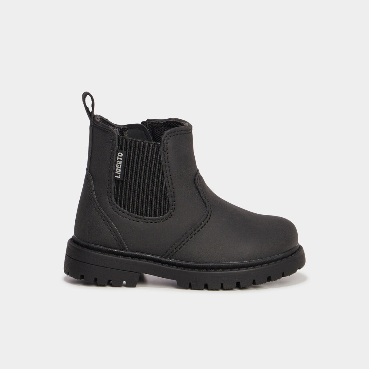 Bottines chelsea crant&eacute;es Liberto noir b&eacute;b&eacute; gar&ccedil;on