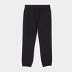 Pantalon regular taille élastiquée coton noir garçon