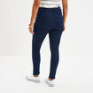 Jeans skinny taille haute cropped denim brut femme