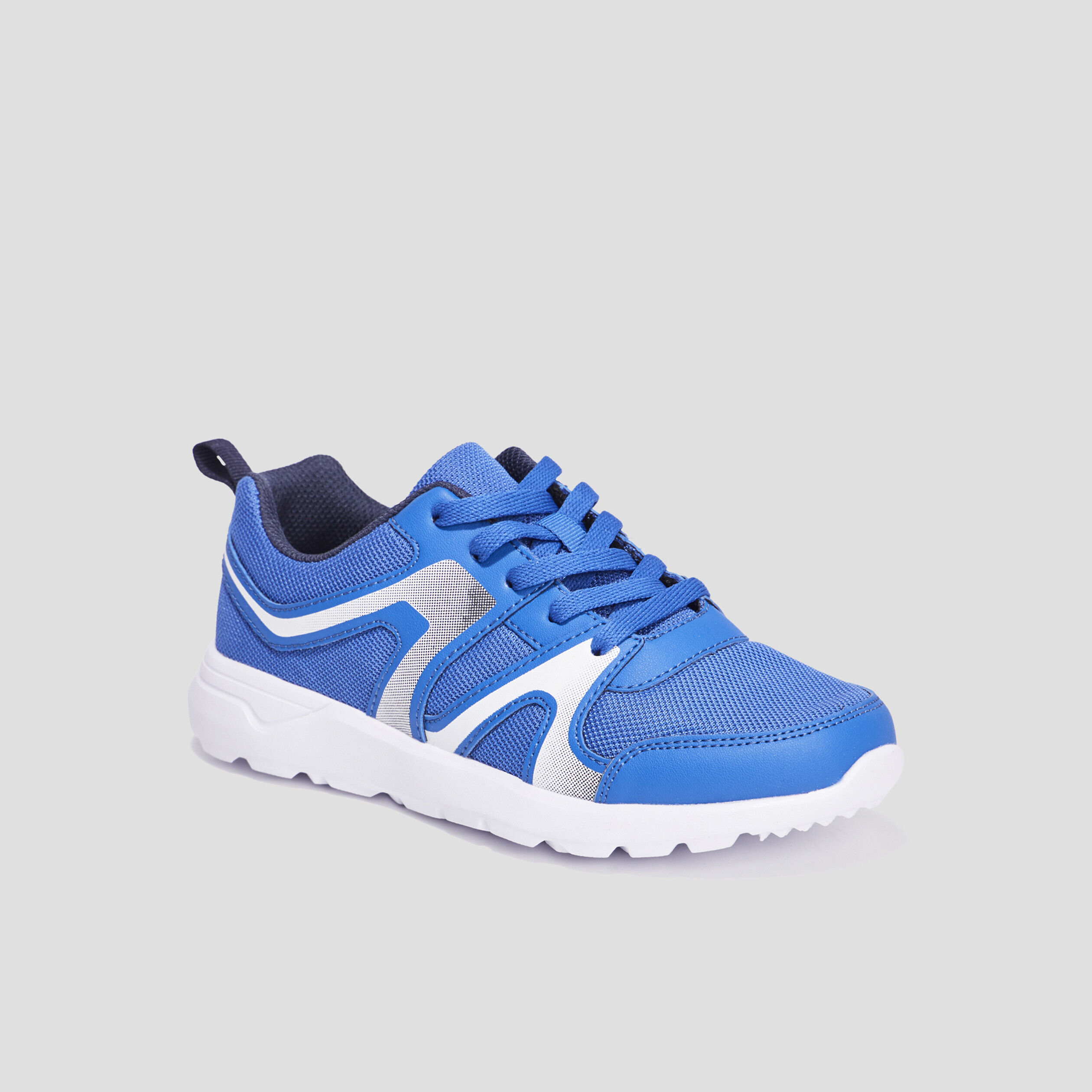 Baskets running à lacets Rexited bleu garçon