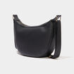 Sac banane zipp&eacute;e noir femme