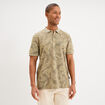 Polo jersey droit manches courtes coton vert homme