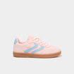 Baskets basses &agrave; lacets rose fille