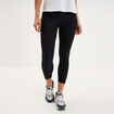 Legging &eacute;lastiqu&eacute; 7/8&egrave;me noir femme