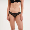 Shorty en dentelle noir femme
