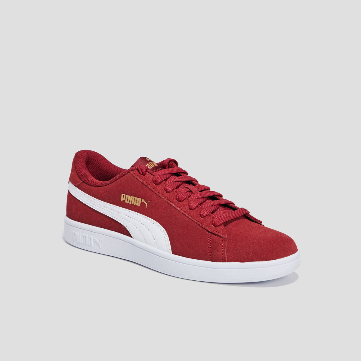 Tennis à lacets Puma Smash bordeaux homme