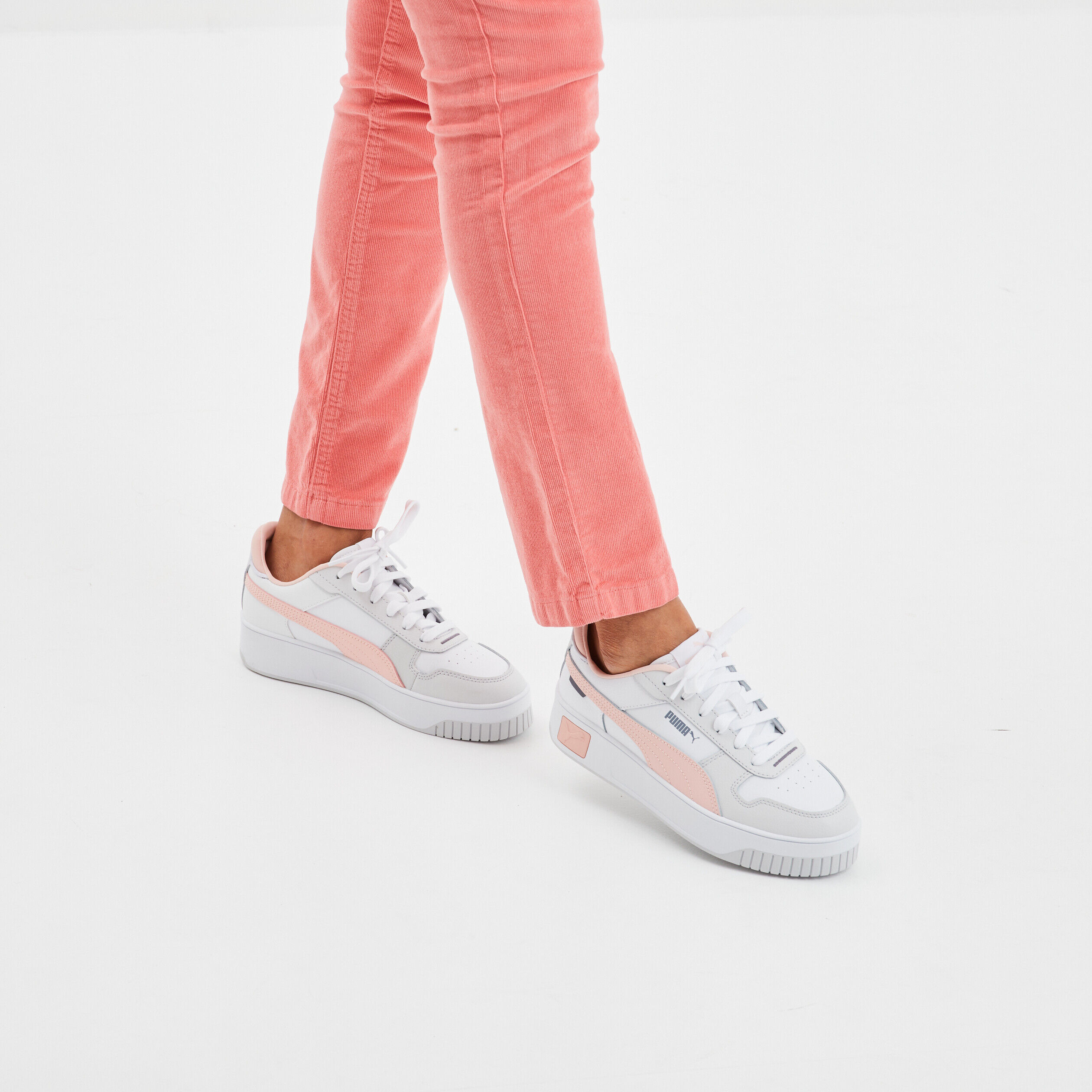 Tennis basses Puma Carina Street rose femme