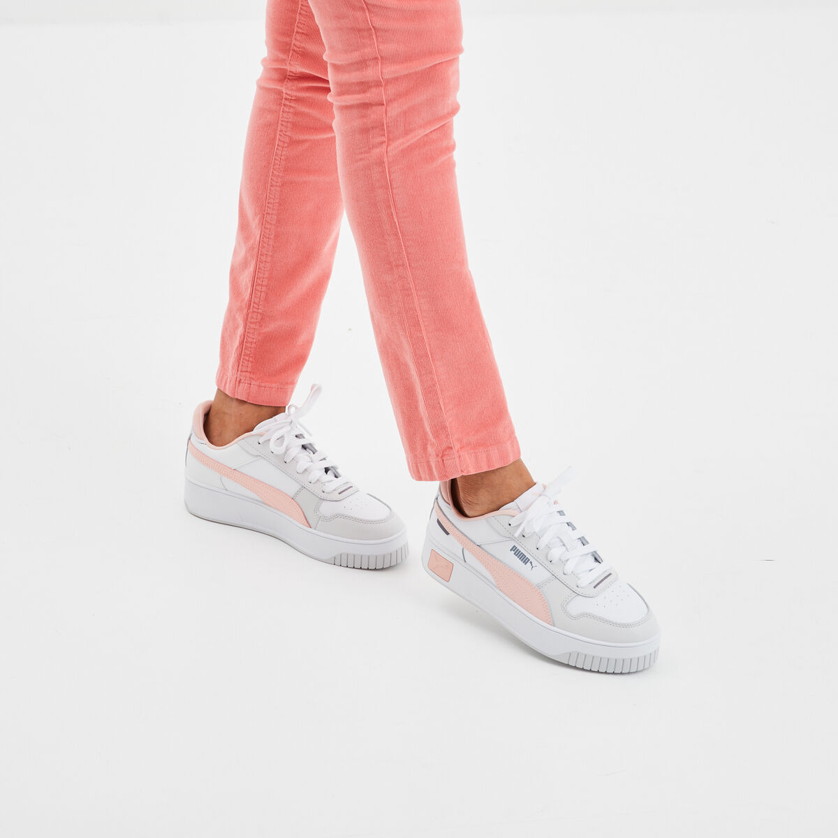 Tennis basses Puma Carina Street rose femme